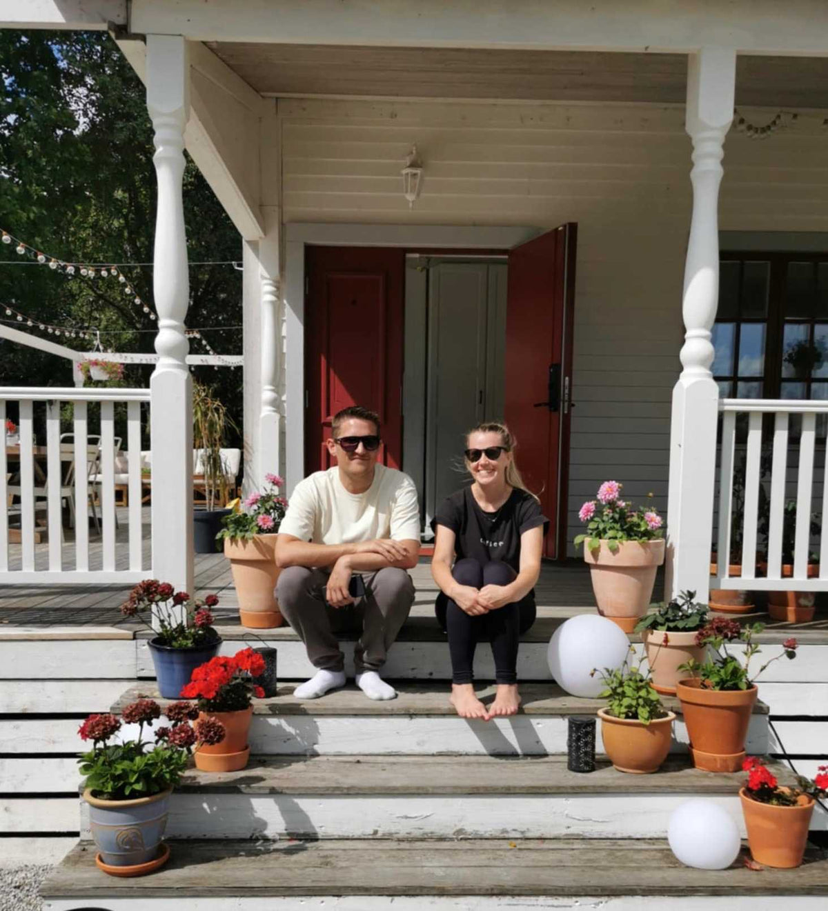 Né dans notre ferme caprine en Suède